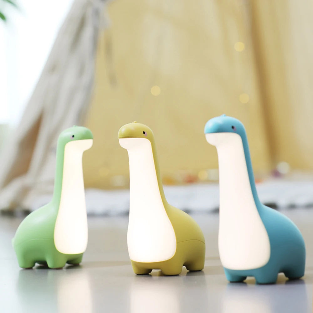 Lampe de chevet Enfant Dinosaure à long cou - Opale