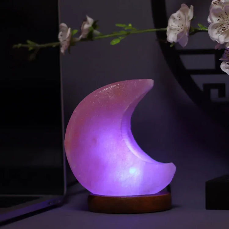 Lampe de Sel Naturelle à Formes - Opale