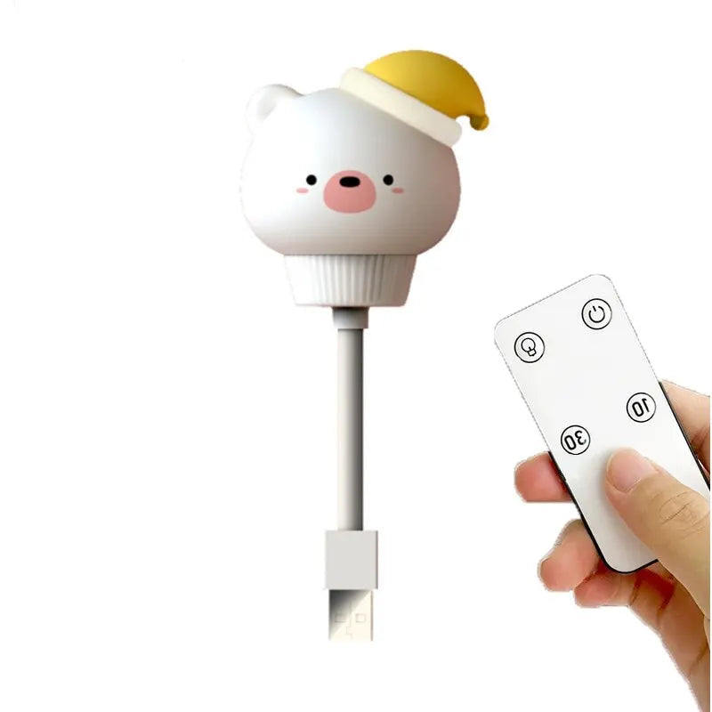 Lampe de chevet Bébé Veilleuse Animaux Mignon USB - Opale