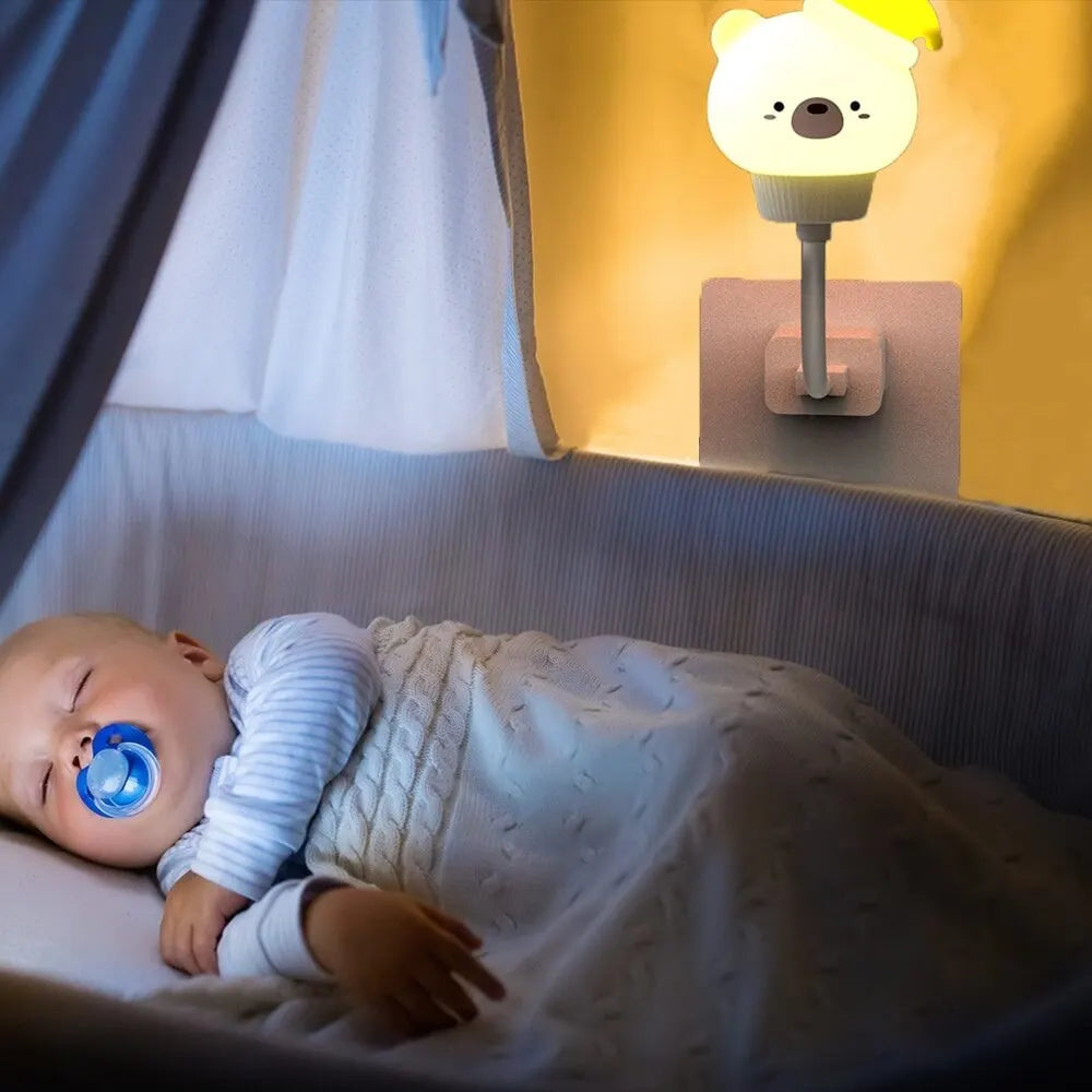 Lampe de chevet Bébé Veilleuse Animaux Mignon USB - Opale