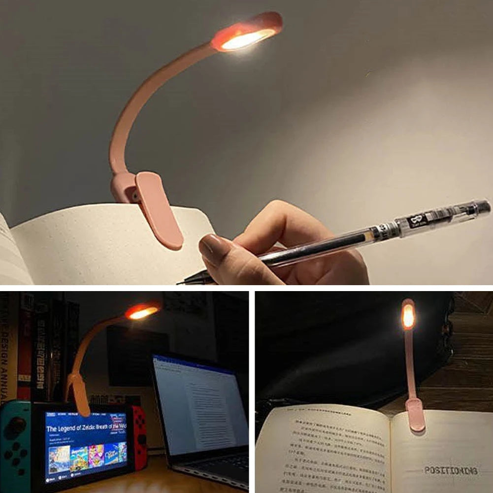 Mini Lampe de chevet à Pince pour Lecture - Opale