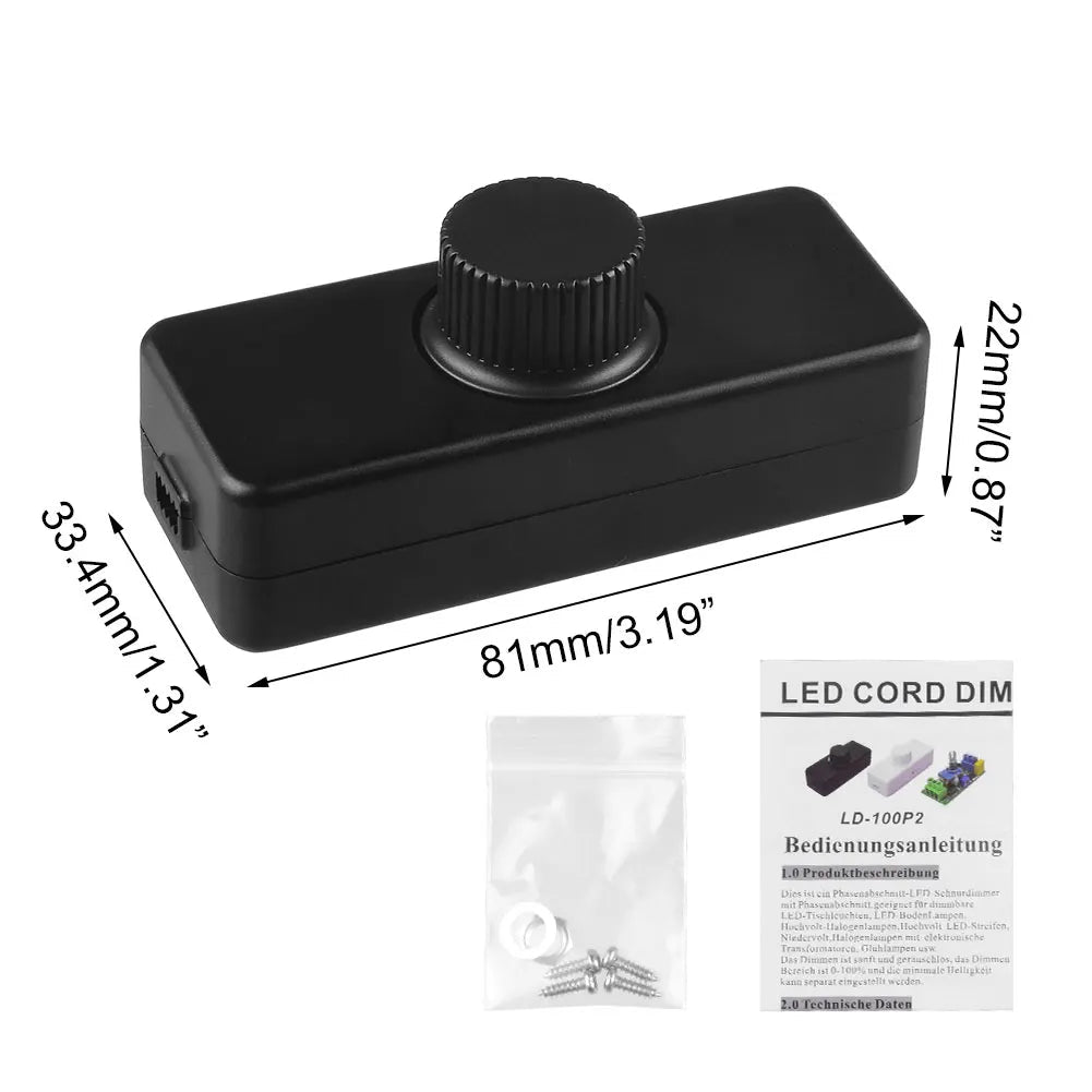 Interrupteur Variateur pour Lampe de chevet - Opale