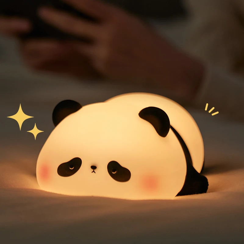 Lampe de chevet Enfant Panda Mignon - Opale