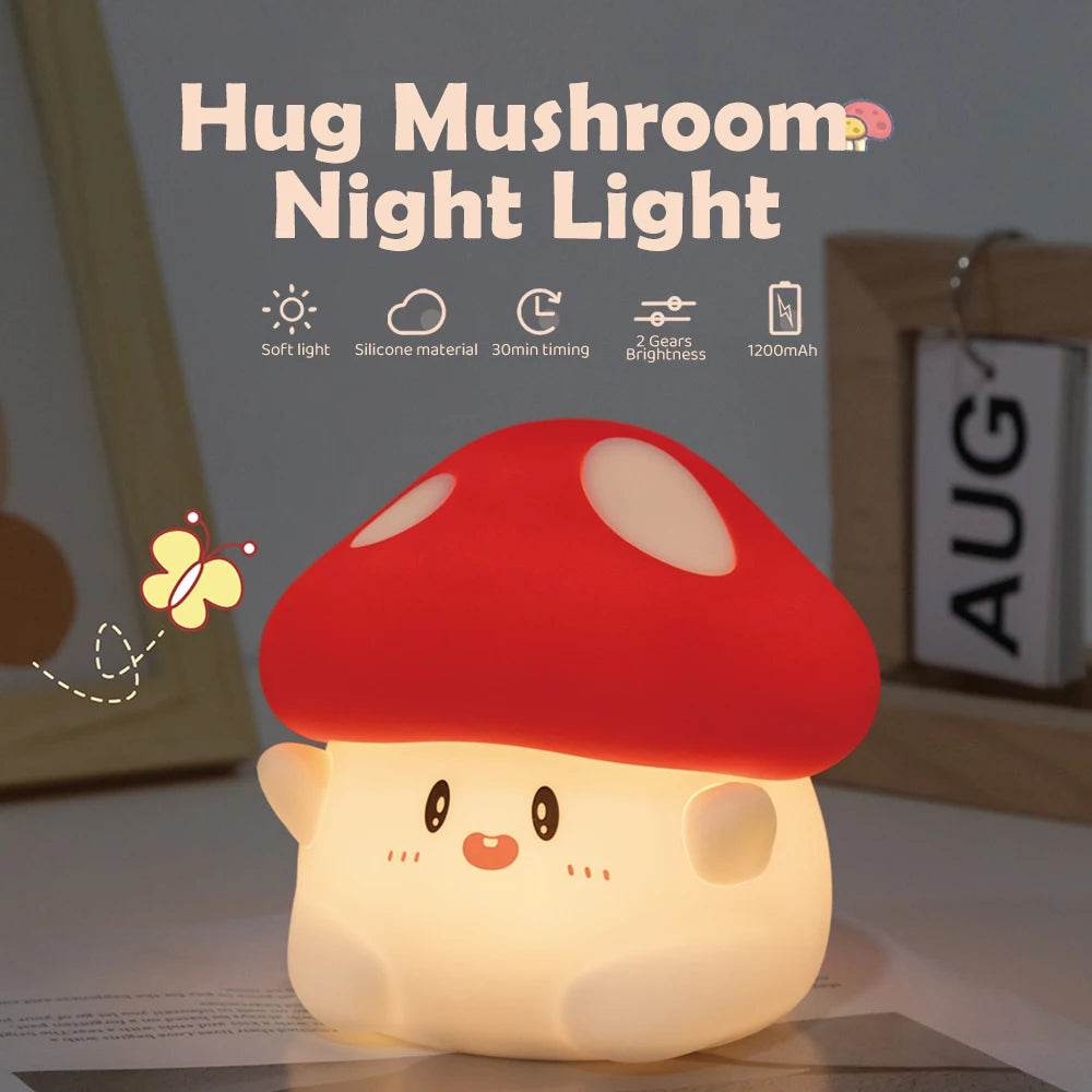 Lampe de chevet Champignon pour Enfants - Opale