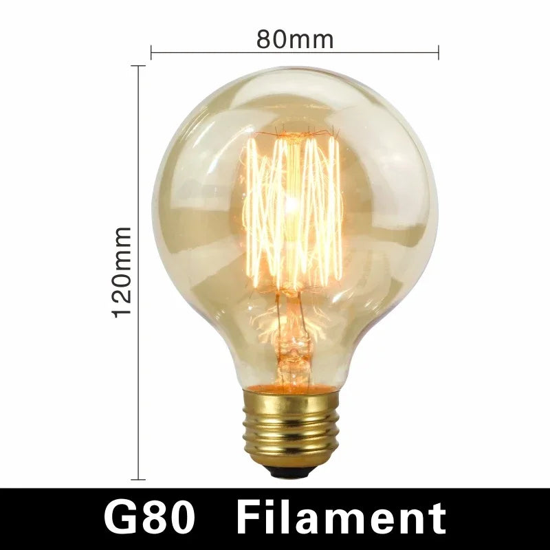 Ampoule LED Filament style Rétro - Opale