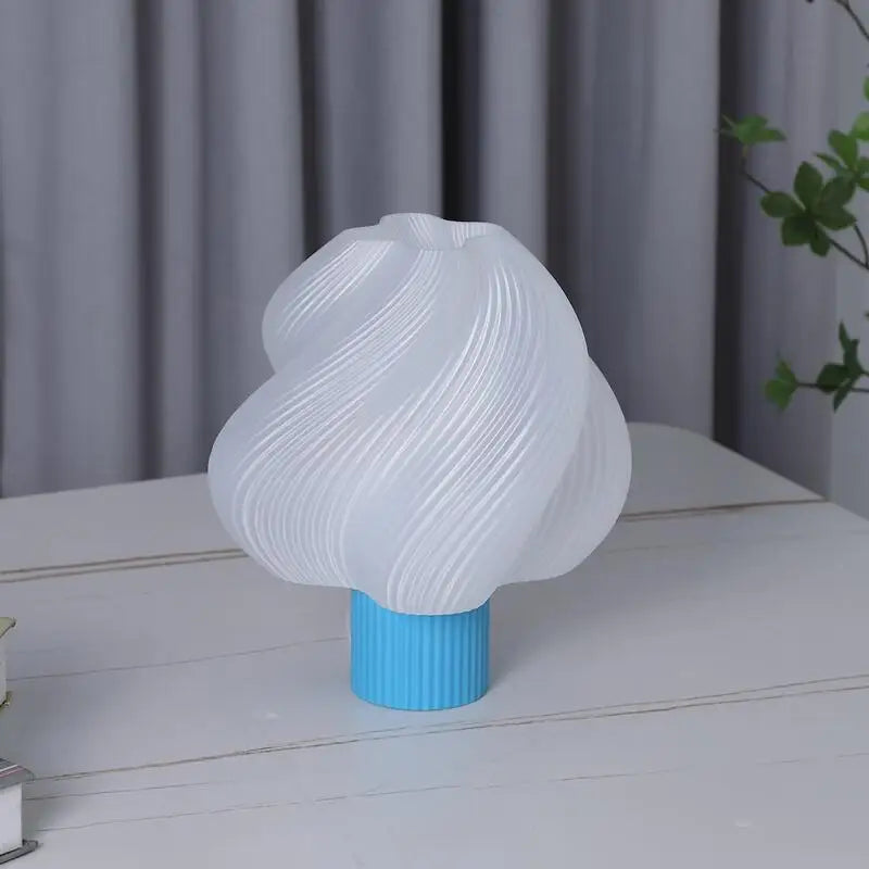 Lampe de chevet Originale Barbe à Papa Rétro - Opale