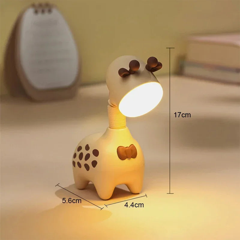 Lampe de chevet Jungle Girafe LED - Opale