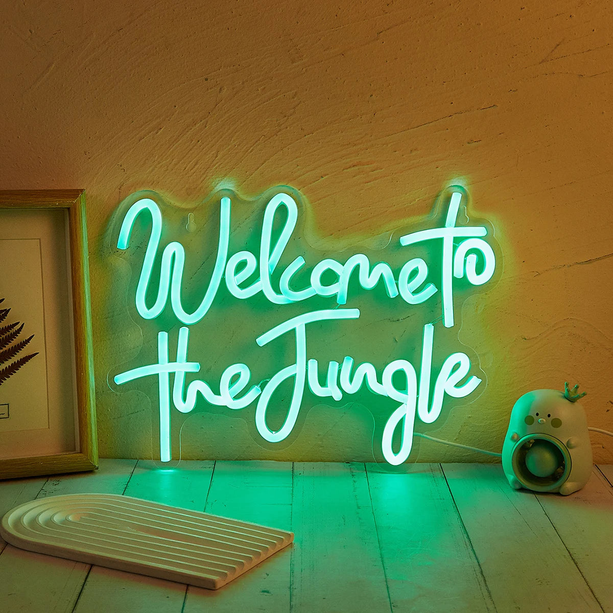 Lampe Murale Néon Welcome to the Jungle - Opale