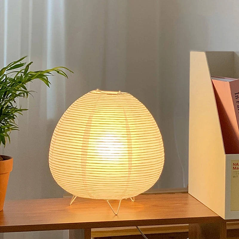 Lampe de chevet Japonaise en forme de Boule - Opale