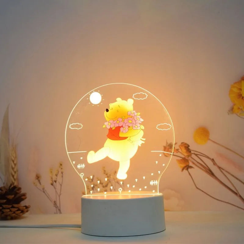 Lampe 3D Winnie L'ourson Enfant