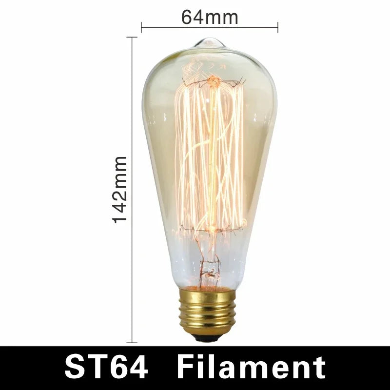 Ampoule LED Filament style Rétro - Opale
