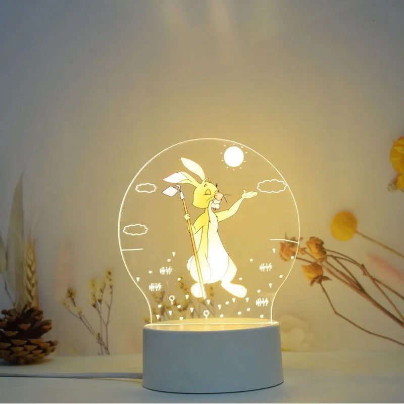 Lampe 3D Winnie L'ourson Enfant