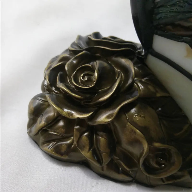 Lampe Tiffany en forme de Papillon - Opale