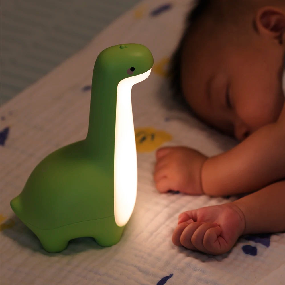 Lampe de chevet Enfant Dinosaure à long cou - Opale