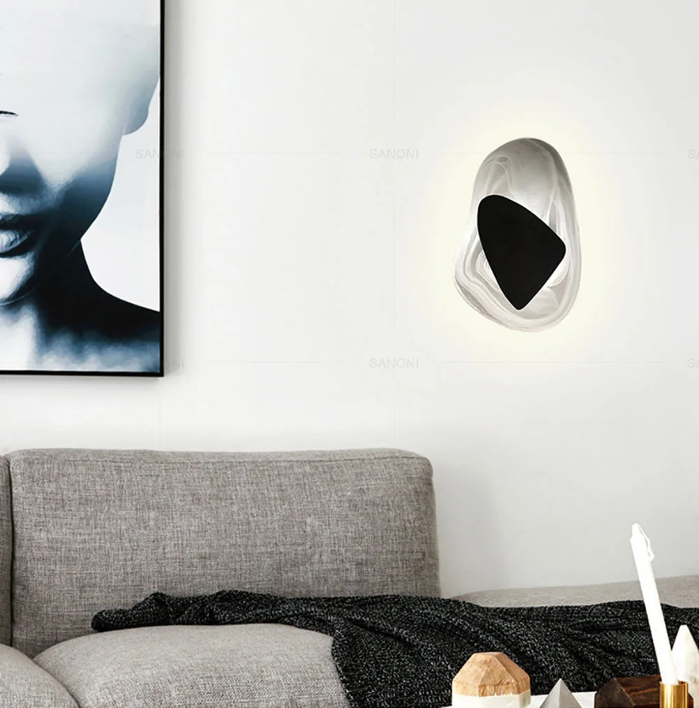 Lampe de chevet Moderne Murale Design Créatif en Verre - Opale
