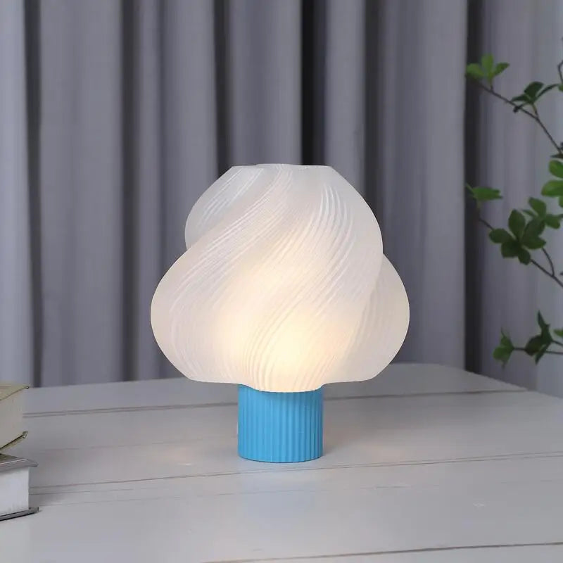 Lampe de chevet Originale Barbe à Papa Rétro - Opale
