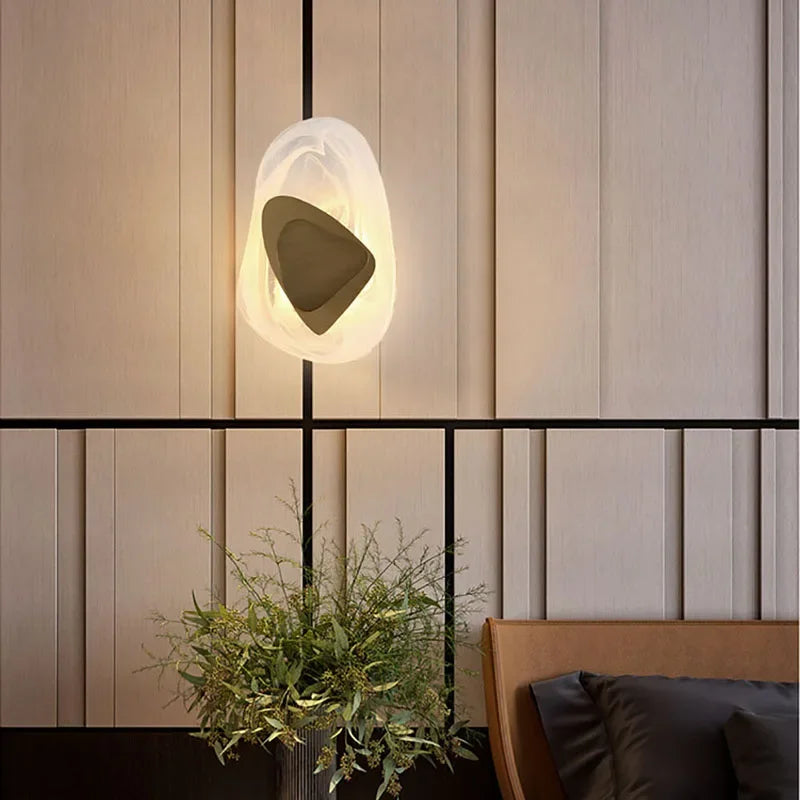 Lampe de chevet Moderne Murale Design Créatif en Verre - Opale