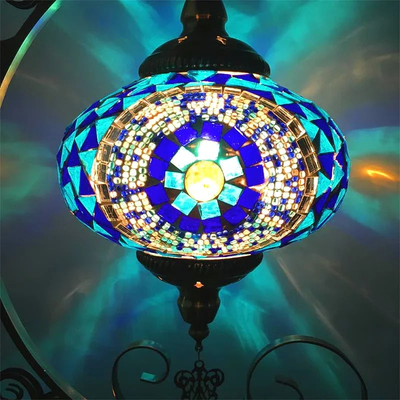 Lampe de chevet Lune style Art-Déco - Opale