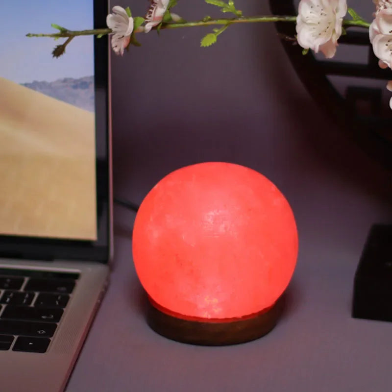 Lampe de Sel Naturelle à Formes - Opale