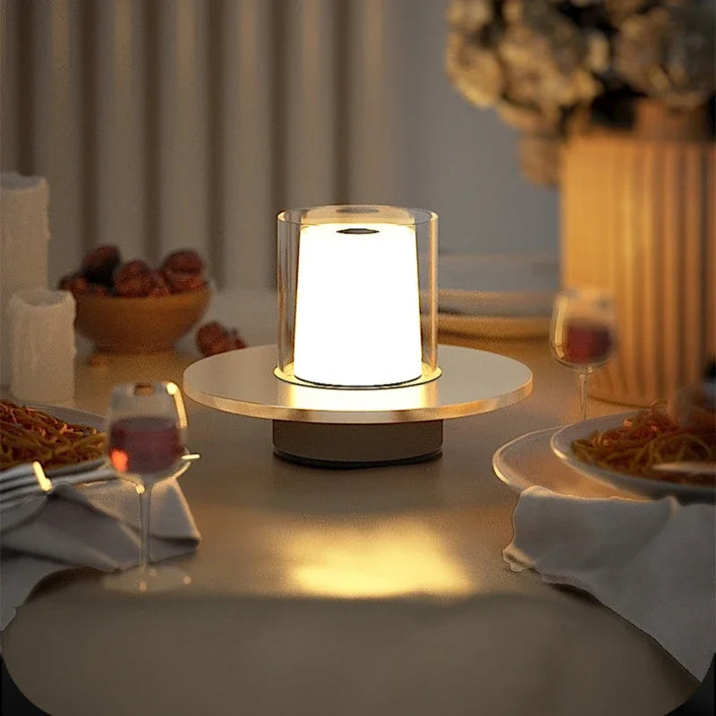 Lampe de chevet Moderne Tactile en Forme de Bougie - Opale