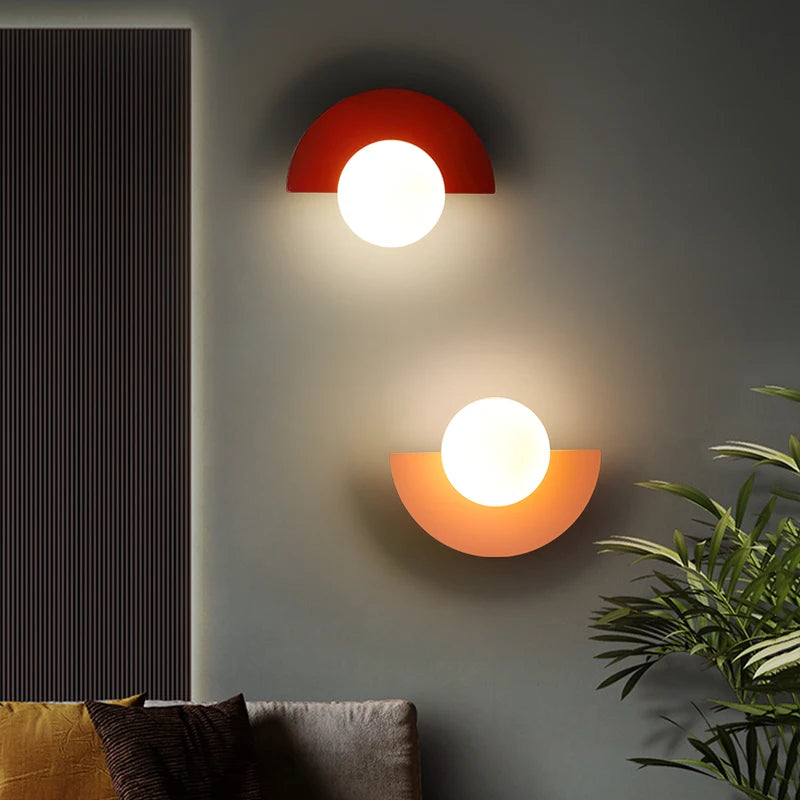 Lampe de chevet Murale Scandinave Colorée - Opale