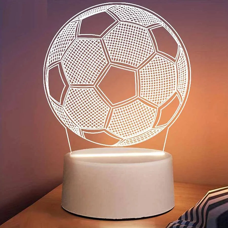 Lampe 3D Ballon de Football