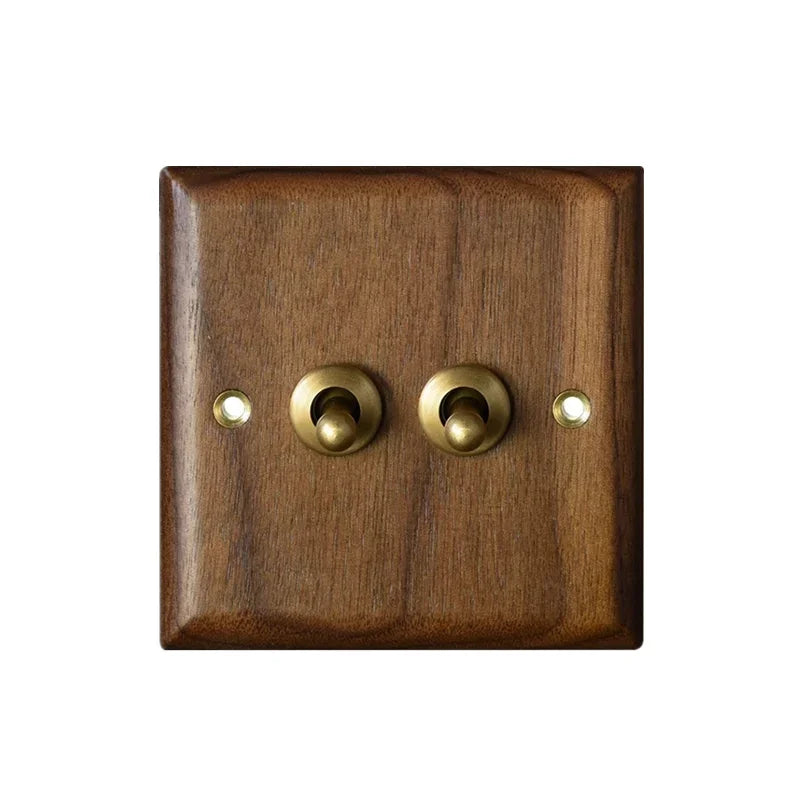 Interrupteur Lampe de chevet Murale en Bois Massif - Opale