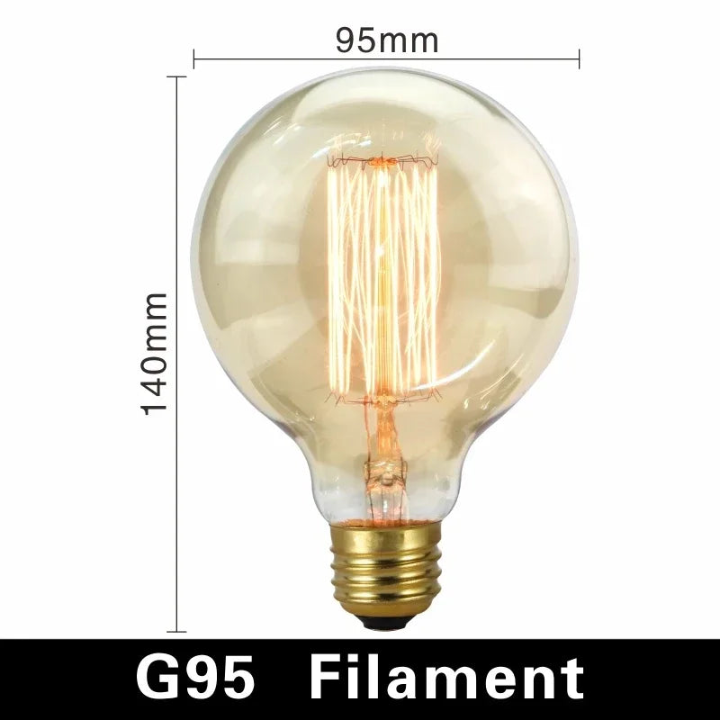 Ampoule LED Filament style Rétro - Opale