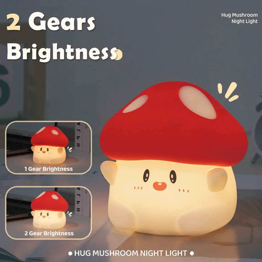 Lampe de chevet Champignon pour Enfants - Opale