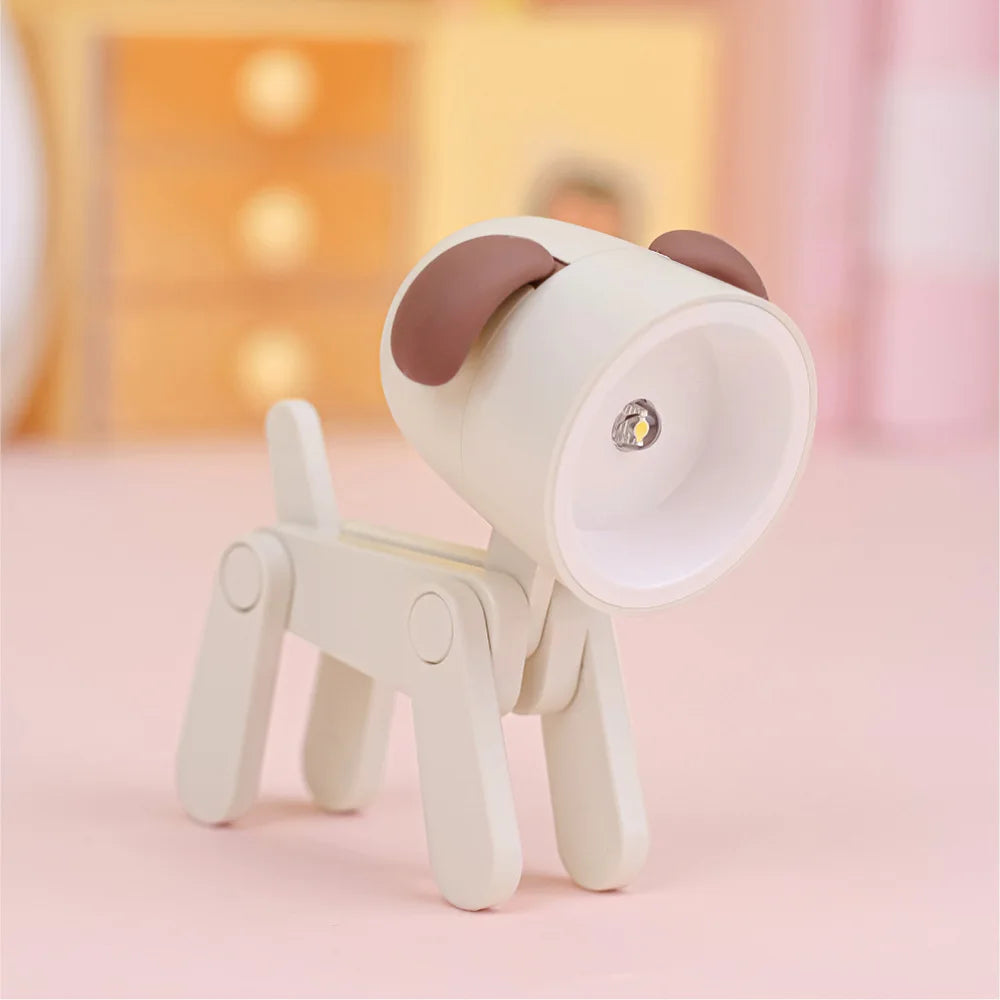 Lampe de chevet Petit Chien Flexible pour Enfant - Opale