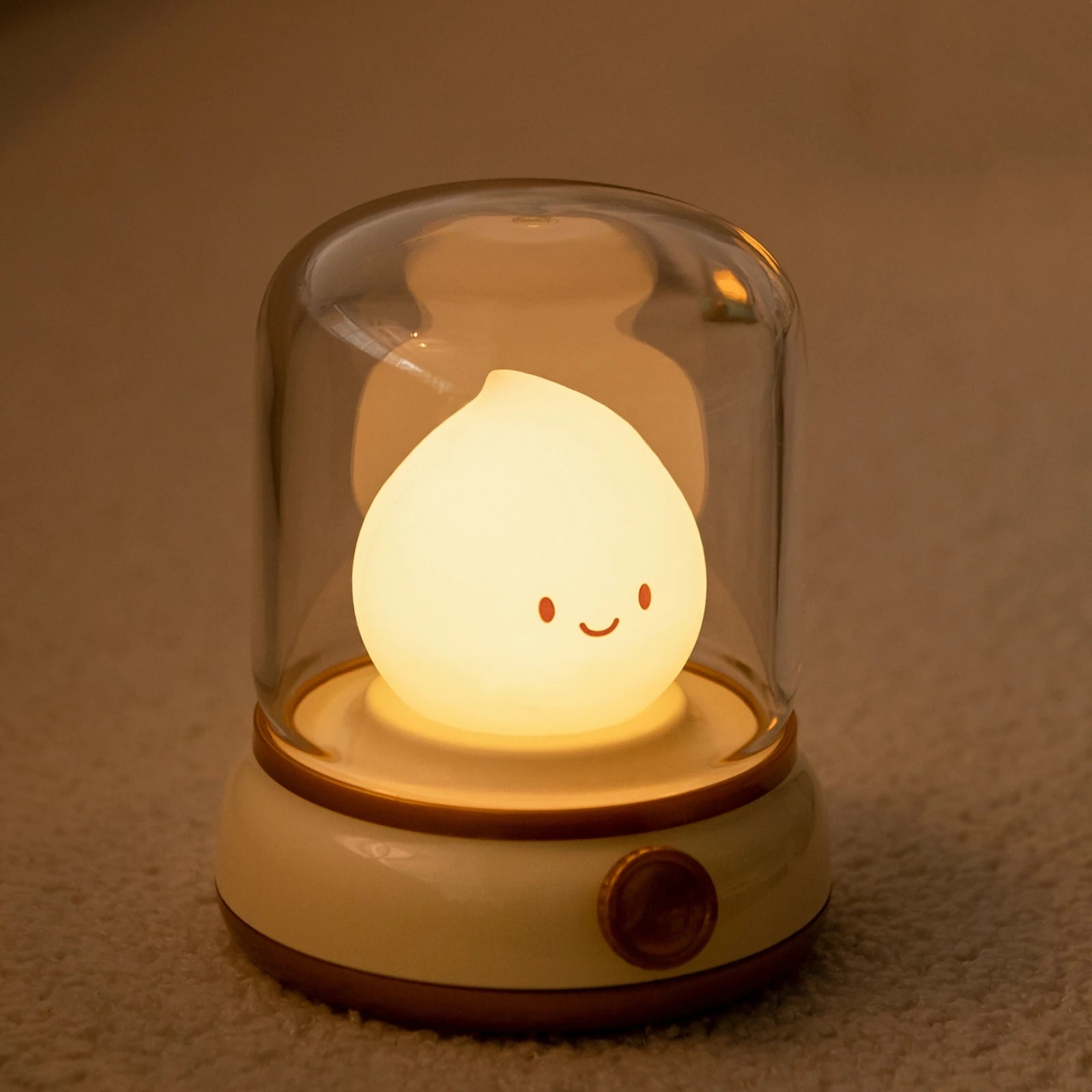 Lampe de chevet USB Petite Flamme Mignonne - Opale