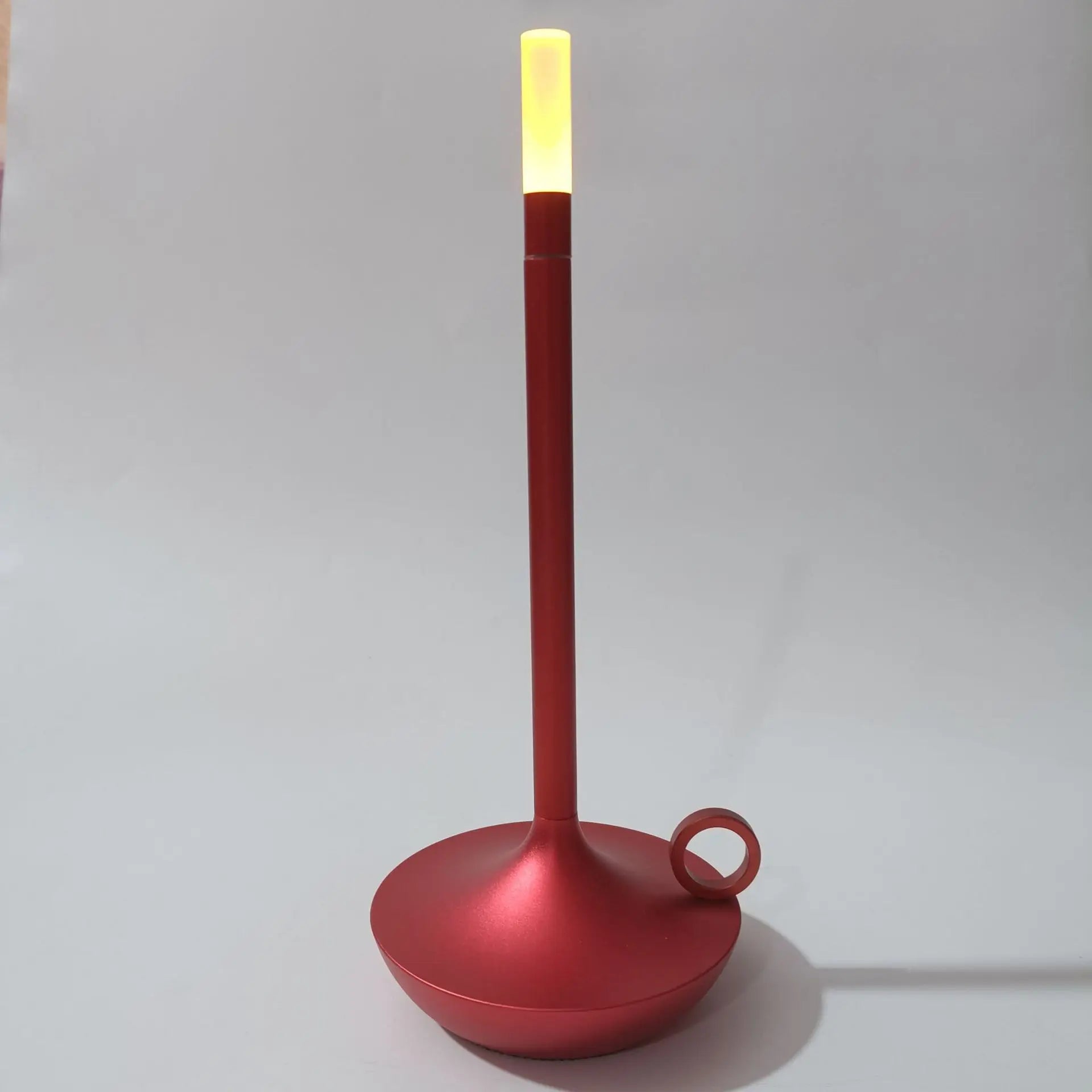 Lampe de chevet Industrielle en Forme de Bougeoir - Opale