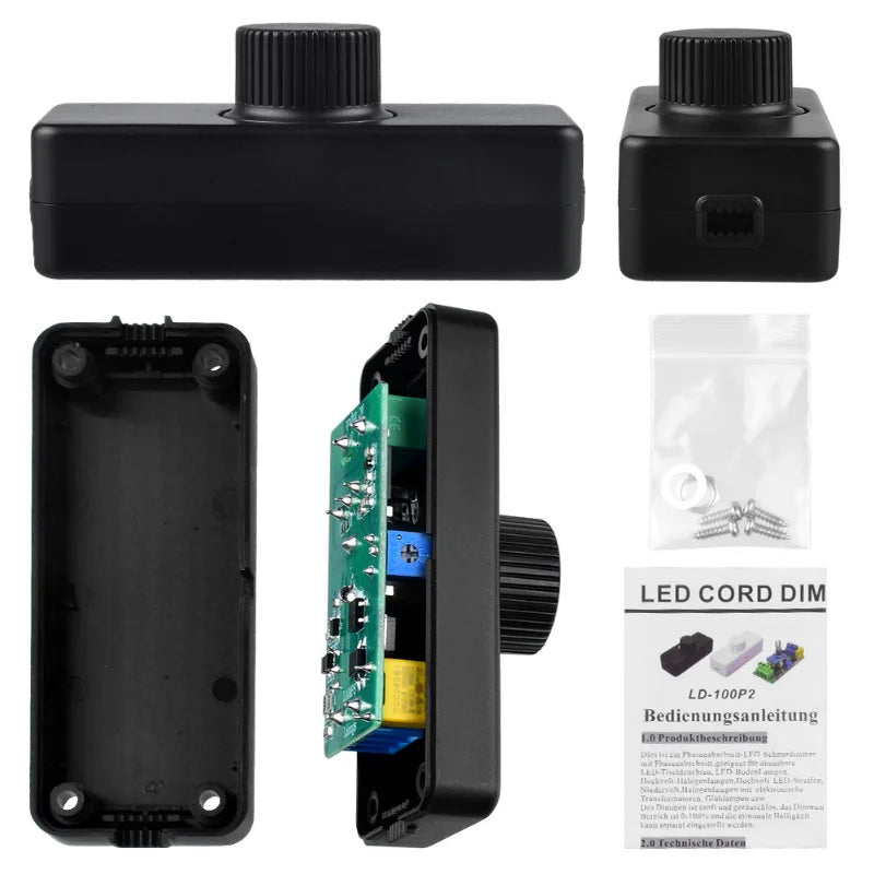 Interrupteur Variateur pour Lampe de chevet - Opale