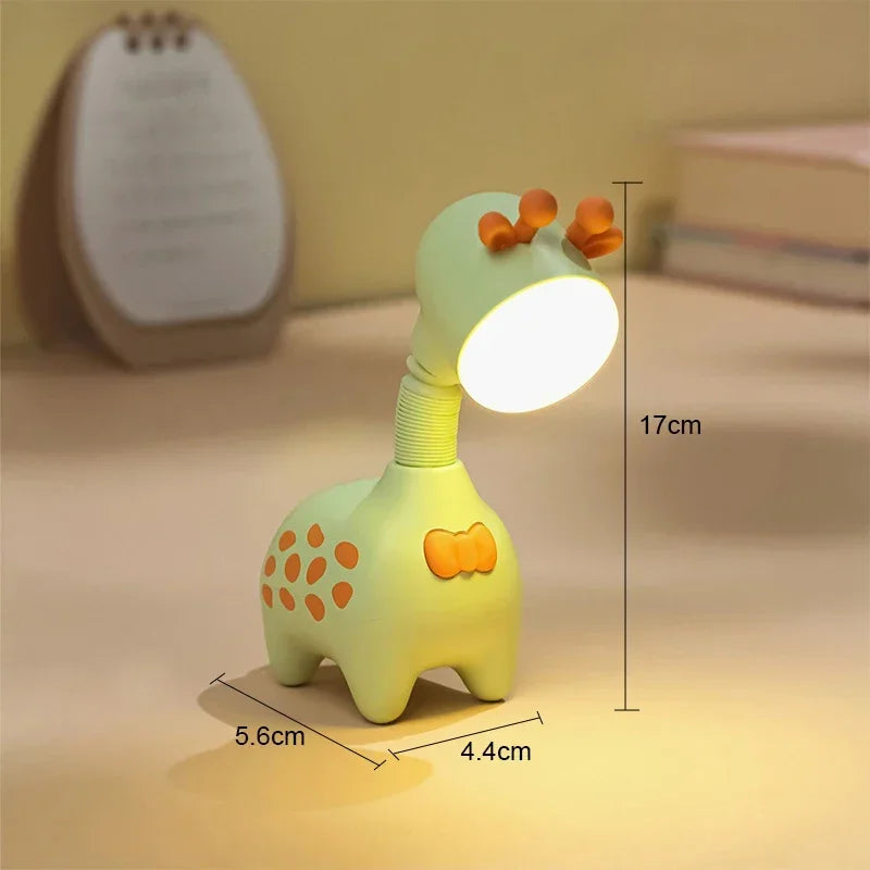 Lampe de chevet Jungle Girafe LED - Opale