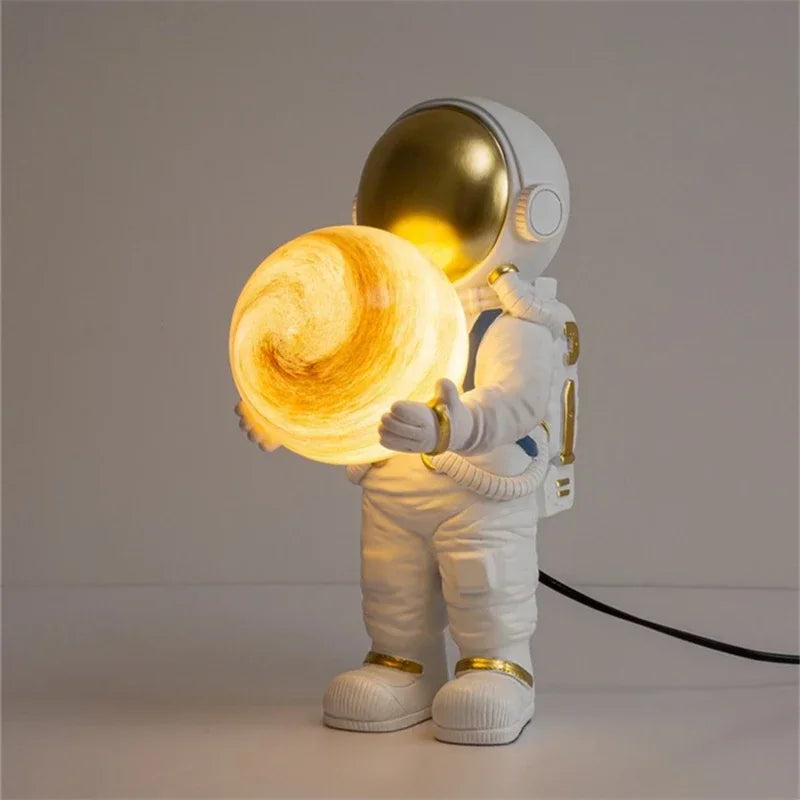 Lampe de Chevet LED Astronaute Originale - Opale