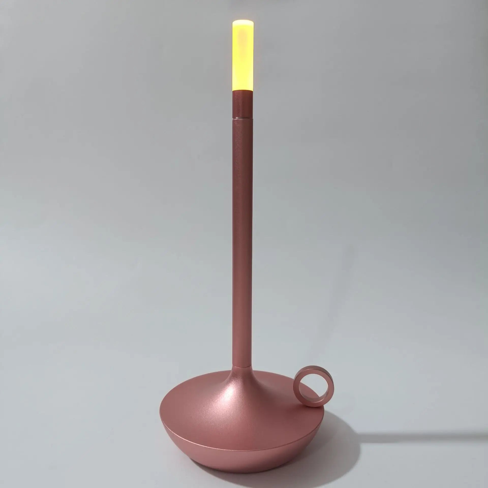 Lampe de chevet Industrielle en Forme de Bougeoir - Opale