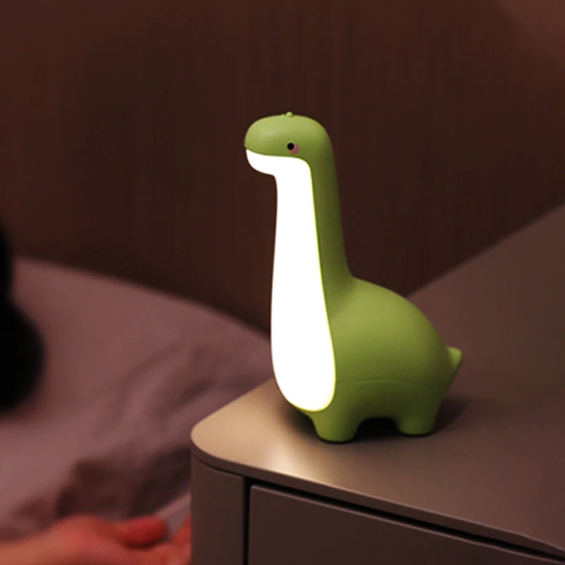 Lampe de chevet Enfant Dinosaure à long cou - Opale