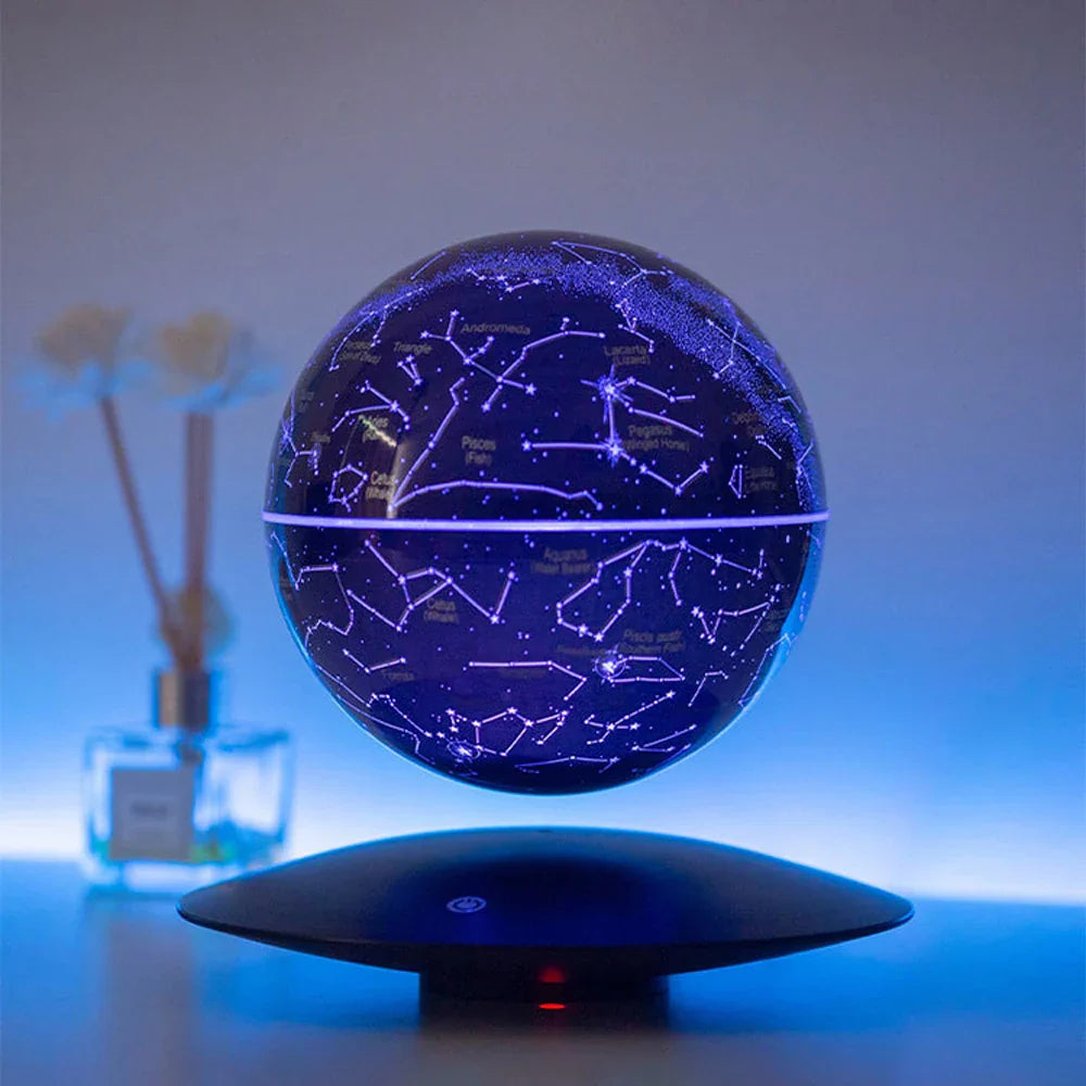 Lampe de chevet Globe Terrestre Magnétique en Lévitation - Opale