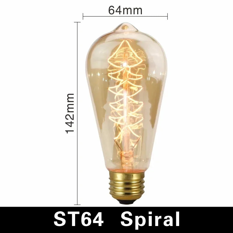 Ampoule LED Filament style Rétro - Opale