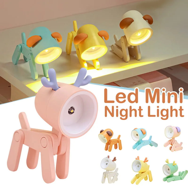Lampe de chevet Petit Chien Flexible pour Enfant - Opale