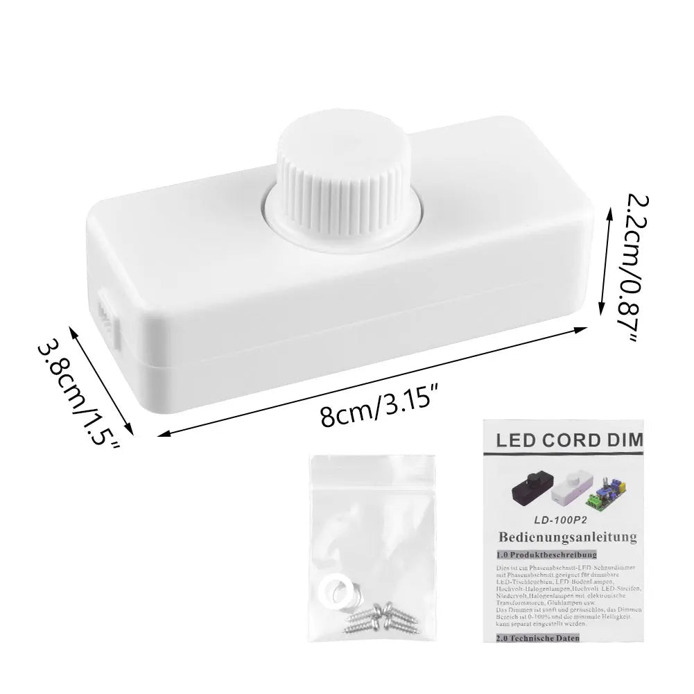 Interrupteur Variateur pour Lampe de chevet - Opale