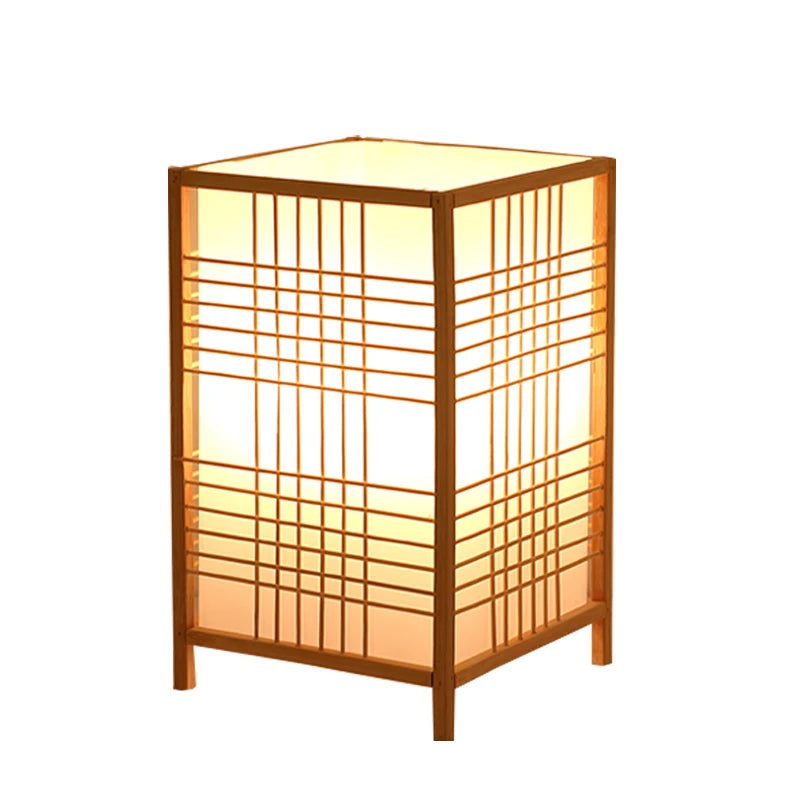 Lampe de chevet Bambou Lanterne Japonaise - Opale