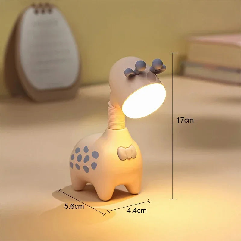 Lampe de chevet Jungle Girafe LED - Opale