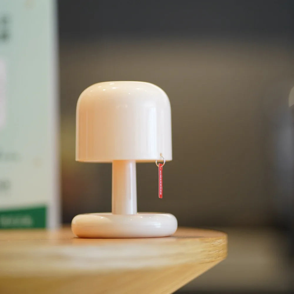 Petite Lampe de chevet Sans fil Champignon - Opale