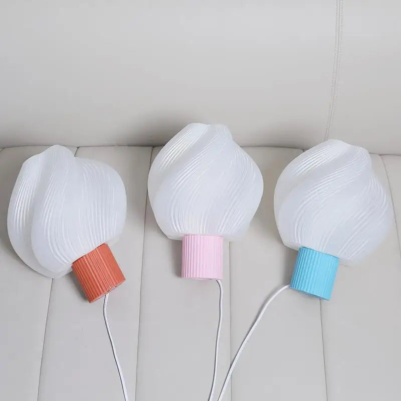 Lampe de chevet Originale Barbe à Papa Rétro - Opale