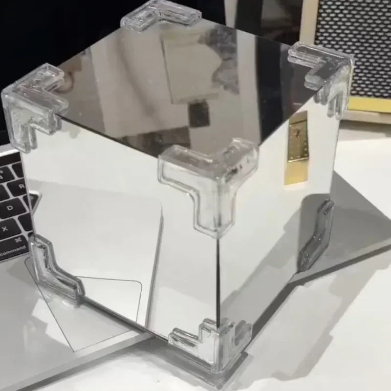 Lampe de chevet Fleur 3D Boîte Miroir avec Tulipes - Opale