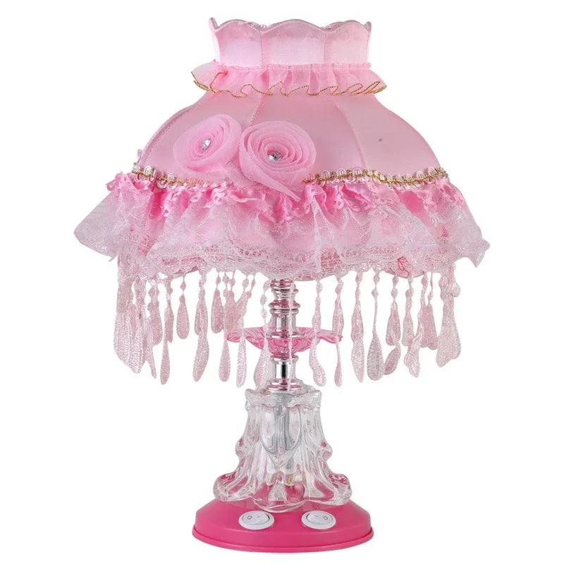 Lampe de chevet Baroque Fille - Opale