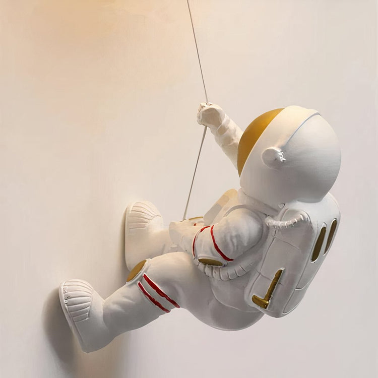 Lampe de chevet Murale Enfant LED Lune avec Astronaute - Opale