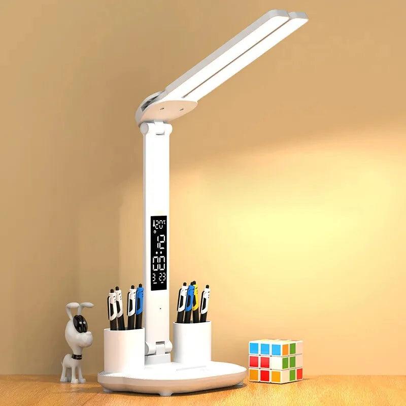 Lampe de Bureau Blanche LED à double tête - Opale