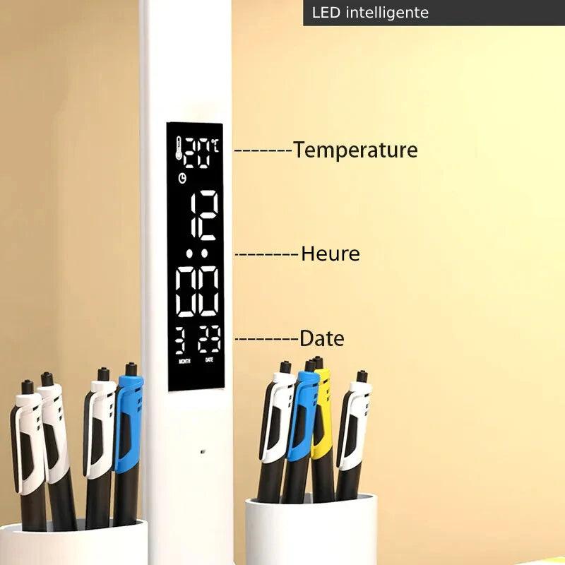 Lampe de Bureau Blanche LED à double tête - Opale
